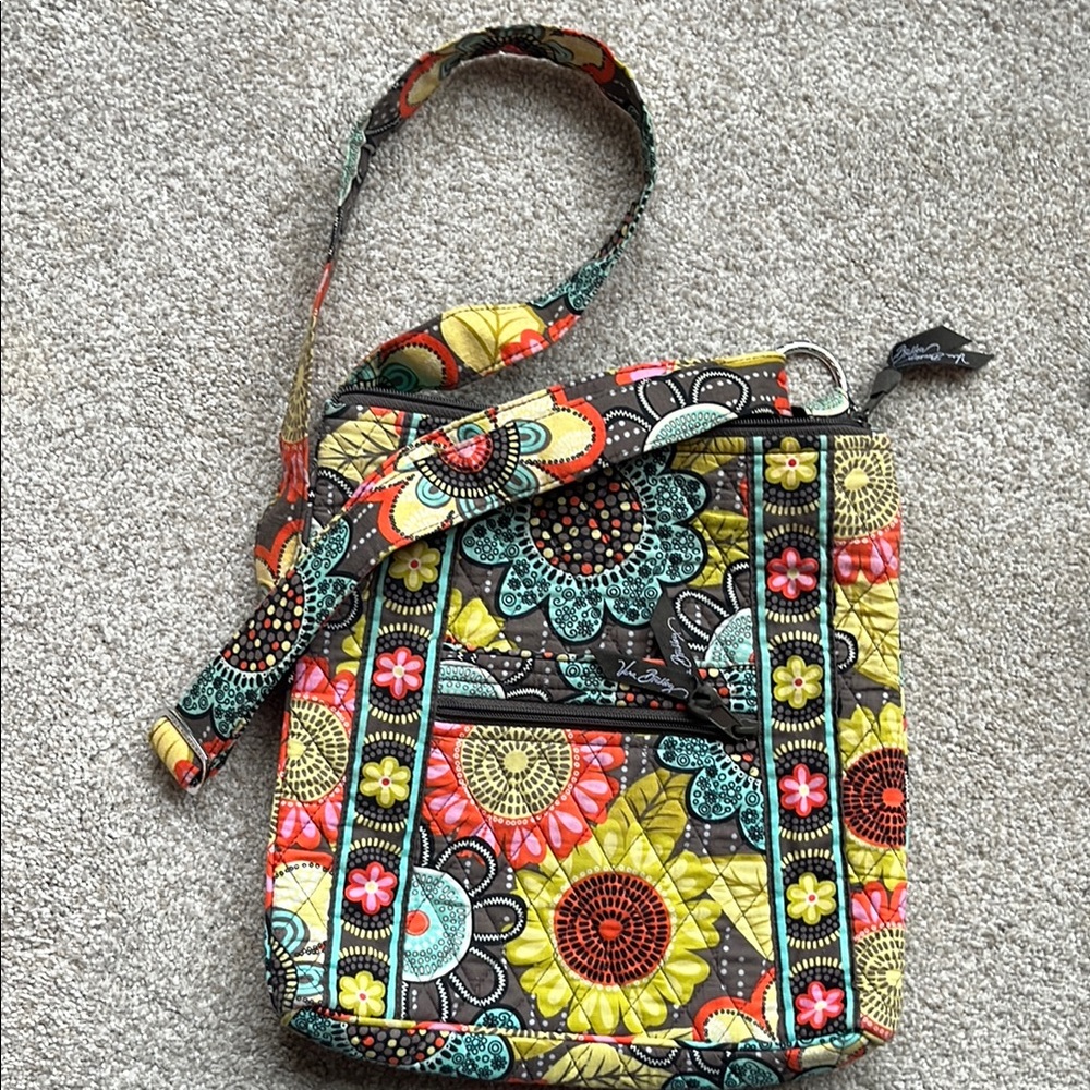 Vera Bradley Floral Crossbody Bag - Multicolor
